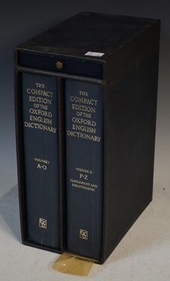 Lot 458 - The compact edition of the oxford English...
