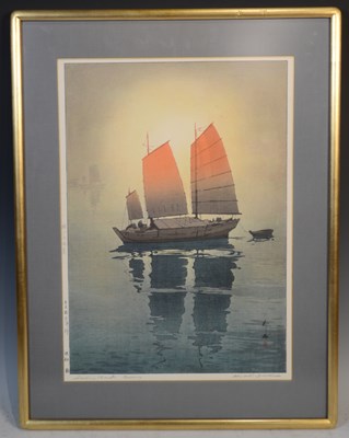 Lot 569 - Hiroshi Yoshida (1876-1950) Hansen asa...