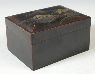 Lot 280 - A 20th century set of nested black lacquer...