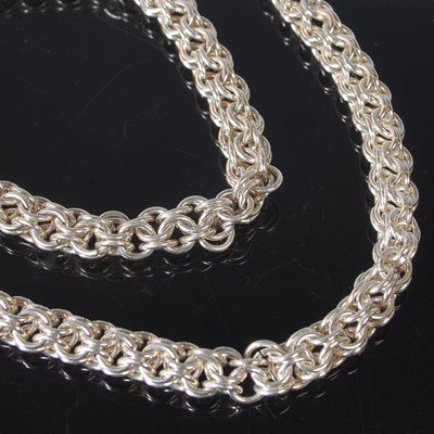 Lot 12 - Linda Lewin, an Edinburgh silver necklace,...