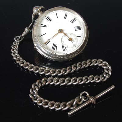 Lot 14A - Kendal & Dent, a London silver cased open...