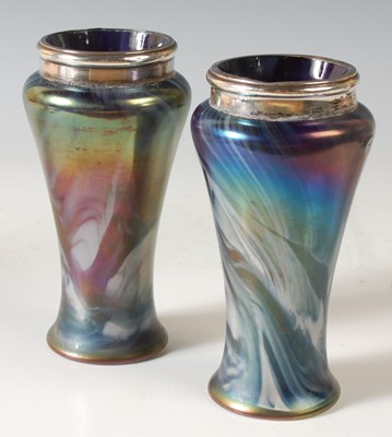 Lot 182 - A pair of late 19th/ early 20th century silver...