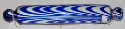 Lot 248 - A 19th century clear, blue and opaque white...