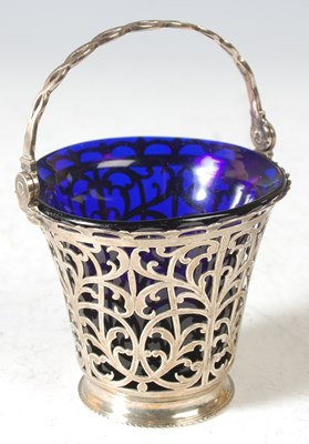 Lot 166 - A George III silver sweet meat basket, London,...