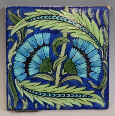 Lot 186 - William De Morgan (1839 - 1917), an Iznick...