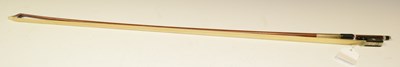 Lot 442 - An early 20th century violin bow with the name...
