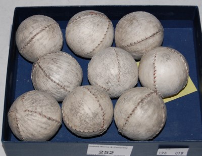 Lot 252 - A box containing nine assorted vintage fives...