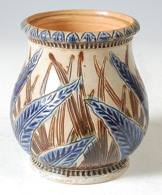 Lot 243 - A Doulton Lambeth stoneware tobacco jar, by...