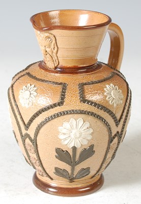 Lot 244 - A Doulton Slaters Patent stoneware sunflower...