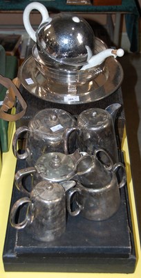 Lot 385 - A collection of electroplated and other...