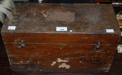Lot 410 - A wooden cased scientific measuring instrument...