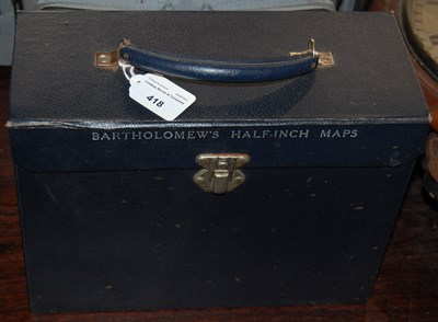 Lot 418 - A collection of Bartholomews half-inch maps,...