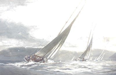 Lot 313 - AR Robert Craig-Wallace (1886-1969) A Regatta...
