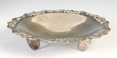 Lot 535 - A Middle Eastern white metal fruit bowl, 20th...