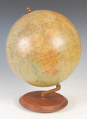 Lot 151 - An early 20th century Philips 12" terrestrial globe