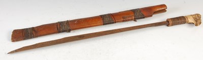 Lot 347 - A Burmese Dha, late 19th / early 20th century,...
