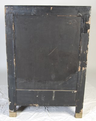 Lot 101 - A pair of Chinese lacquer cabinets, Qing Dynasty