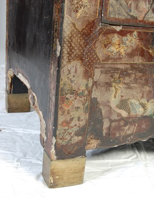 Lot 101 - A pair of Chinese lacquer cabinets, Qing Dynasty