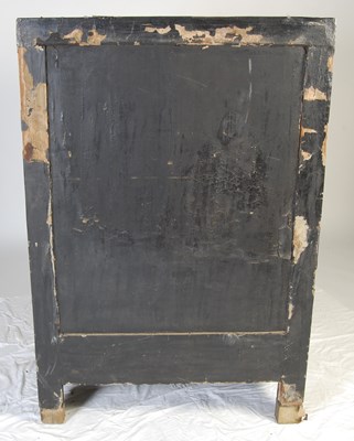 Lot 101 - A pair of Chinese lacquer cabinets, Qing Dynasty