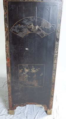 Lot 101 - A pair of Chinese lacquer cabinets, Qing Dynasty