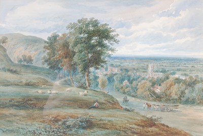 Lot 731 - B. Evans (19th century) Malvern, Worcester...