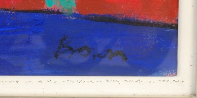 Lot 380 - AR John Brown RSW (b.1945) Blue Scabious oil...