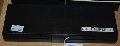 Lot 315 - A vintage dial calliper in fitted black case.