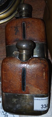 Lot 334 - An EPNS spirit flask by 'Dispatch, England'...