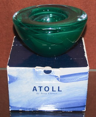 Lot 388 - 'Atoll' by Anna Ehrner, a 'Kosta Boda' boxed...