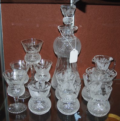 Lot 7 - A collection of Edinburgh Crystal...
