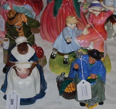 Lot 395 - A group of four Royal Doulton figures...