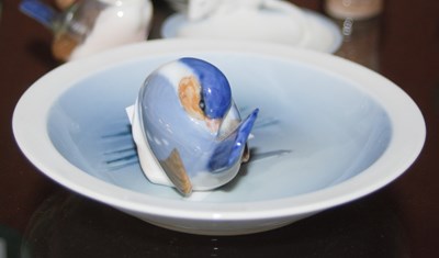Lot 409 - A collection of Royal Copenhagen porcelain to...