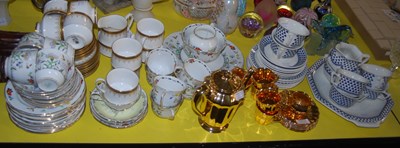 Lot 454 - A group of four part teasets to include 'Melba...