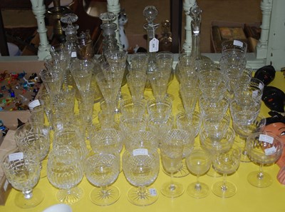 Lot 458 - A collection of assorted glassware to include...