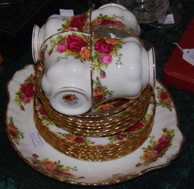 Lot 469 - A 'Royal Albert Old Country Roses' part teaset,...