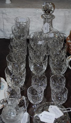 Lot 507 - A collection of mixed glassware to include a...