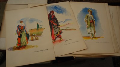 Lot 526 - A book of Lebanese and Syrian costumes,...