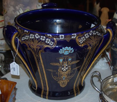 Lot 551 - A Luneville, France Art Nouveau jardiniere,...