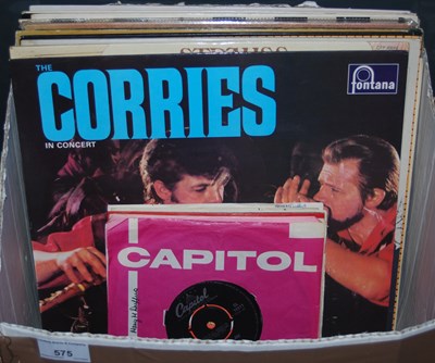 Lot 575 - A small box of vintage LP's to include Smooth...