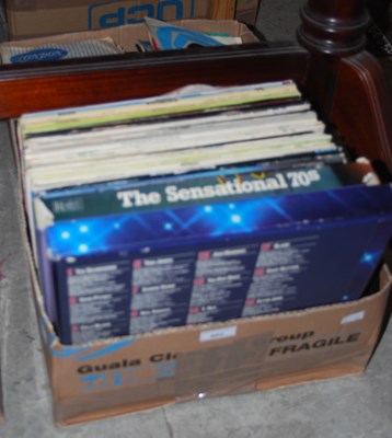 Lot 602 - A collection of vintage LP's to include Bay...