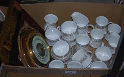Lot 621 - Two boxes of mixed items to include two...