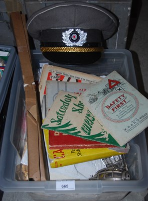 Lot 665 - A box of assorted mixed items to include World...