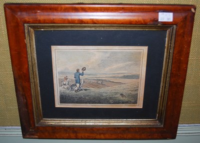 Lot 801 - A group of three hand-coloured engravings by...