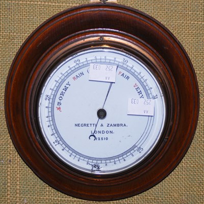 Lot 812 - A Negretti & Zambra London barometer, model No....