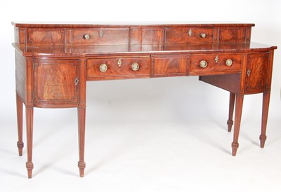 Lot 11 - A 19th century Scottish mahogany sideboard,...