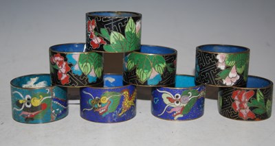 Lot 280 - A collection of eight assorted polychrome...