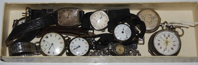 Lot 296 - A collection of assorted vintage wristwatches,...