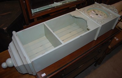 Lot 831 - A battery-operated shabby chic-style wall...