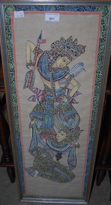 Lot 841 - Four decorative prints of African and Asian...