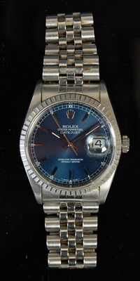 Lot 440 - A stainless steel Rolex Oyster Perpetual...